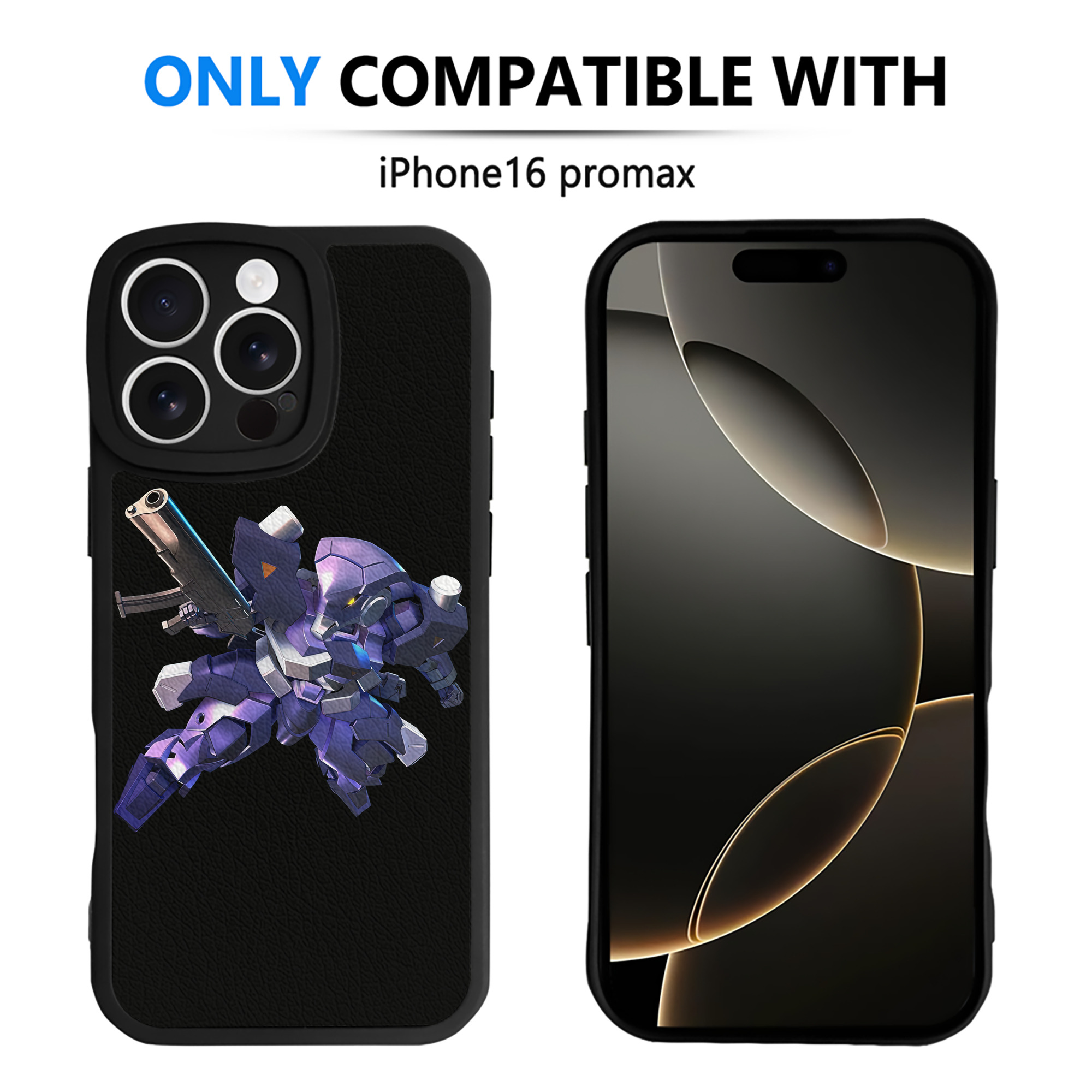 （画像用） 機動戦士ガンダム Mobile Suit Gundam 【iPhone 16シリーズ対応】シリコンスマホケース（レザー調） 材質：シリコン